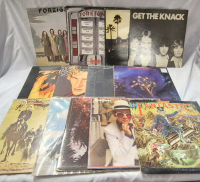 13 Great Vintage LP's, Records - Elton John, Foreigner, Rid Stewart, Doobie Brothers ++