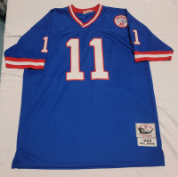 NFL Football New York Giants Phil Simms Throwback Mitchell & Ness 1986 Jersey , Size 52 (XL) .