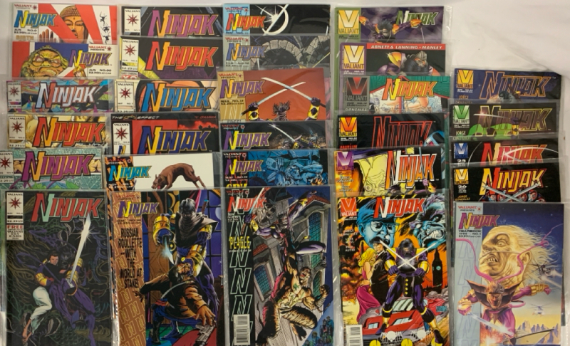 Valiant Comics 1994-95 | NINJAK | #0, #00, #1 - 26 + Annual #1 | Complete Run | Very Good or Higher Ungraded Condition