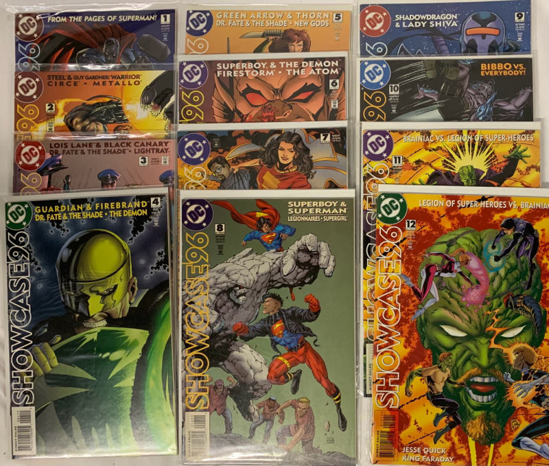 DC Comics 1996 | Showcase &lsquo;96 | #1-#12 Complete Run | Very Good or Higher Ungraded Condition