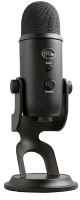 As New Logitech for Creators Blue Yeti USB Microphone for Gaming, Streaming, Podcasting and More! Retails for $160. Cables not included.