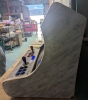 Custom Half Arcade Cabinet with Pandora's Box 4 Game Selection. Some Buttons not Functioning On Board. 21.5" Tall by 23.5" Wide by 18.25" Deep. Approximately 22" Screen - 4