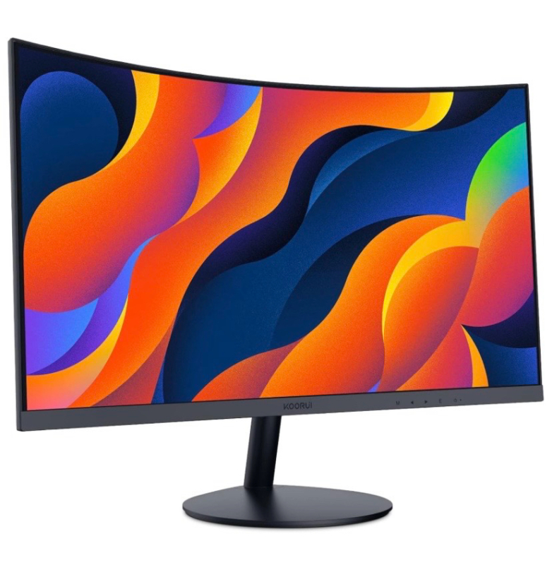 KOORUI 24-Inch Curved Computer Monitor- Full HD 1080P 100Hz Gaming Monitor