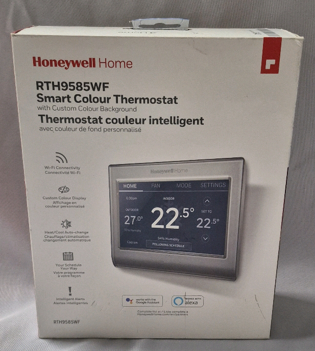 As New Honeywell Home Smart Colour Thermostat - RTH958WF