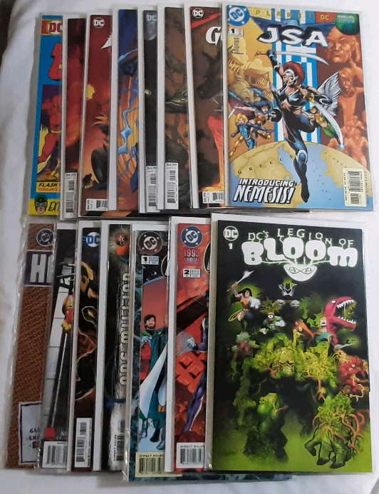 High Grade DC Comic Lot, Including Justice Society of America, Dark Nights: Death Metal, Planet JSA, Hardware, Superman, Legionnaires, & DC's Legion of Bloom