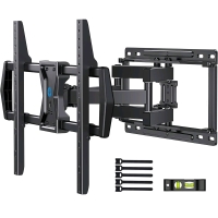 New PILF6 Full Motion TV Wall Mount for Most 37-75 inch TVs up to 100 lbs, VESA Compatible. 600x400mm