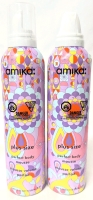 2 New AMIKA: Plus Size Perfect Body Mousse, 252ml ea (1 Cap Missing from Transit)