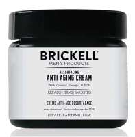 New BRICKELL Men's Products Resurfacing Anti-Aging Cream For Men, Natural and Organic Vitamin C Cream, Unscented, 59ml, BB Dec 2026