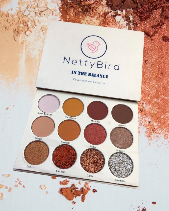 New NETTY BIRD : In The Balance Eyeshadow Palette