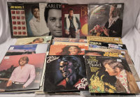 38 Vintage Country LP's, Records - Ricky Skaggs, Loretta Lynn, Kenny Roger's, Jerry Reed ++