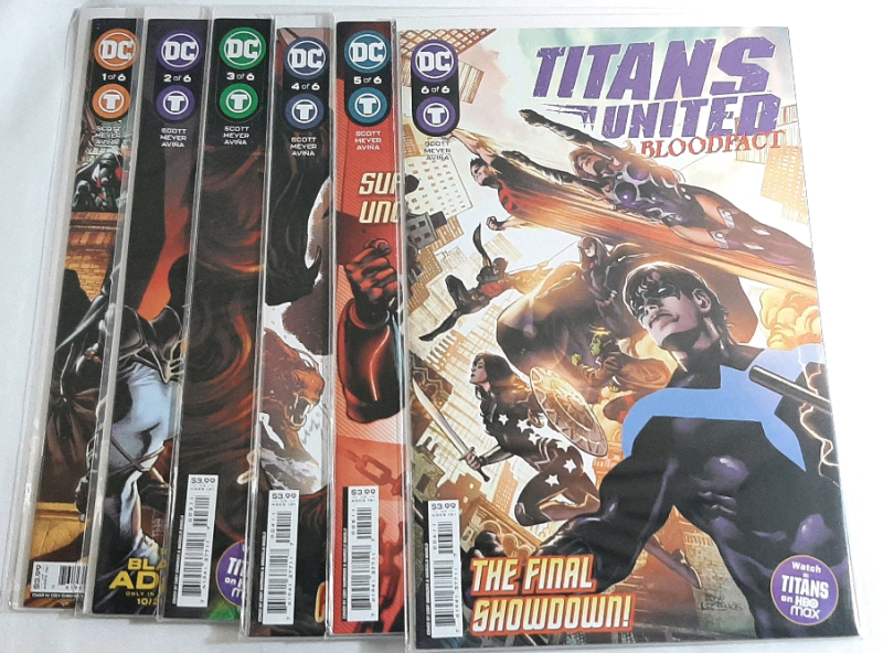 High Grade DC Titans United: Bloodpact (2022) #1-6 (Complete Run)
