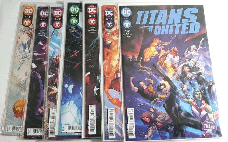 High Grade DC Titans United (2021) #1-7 (Complete Run)