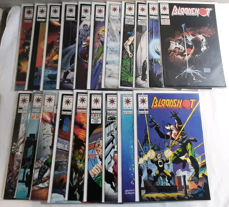 High Grade Valiant Bloodshot (1992) #0 & #1-19 (Consecutive Run)