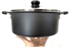 New TRAMONTINA Brazil Non-Stick 3,8L 9" Pot with Tempered Glass Lid - 2