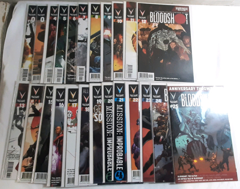 High Grade Valiant Bloodshot/Bloodshot And H.A.R.D. Corps (2012) #0, #0 & #4-25 (Consecutive Run)