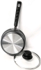 New TRAMONTINA Brazil Non-Stick 0,9L 6" Pot with Tempered Glass Lid - 3