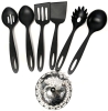 New TRAMONTINA 6pc Cooking Utensil Set + Stainless Steel Steamer, Utensils 12" Long