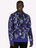 New Size Small Men's BEETLEJUICE All-Over Print Hoodie with Embroidered Logo