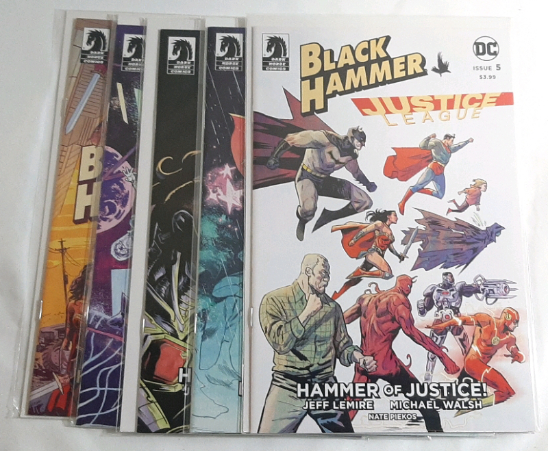 High Grade DC & Dark Horse Black Hammer x Justice League (2019) #1-5 (Complete Run)