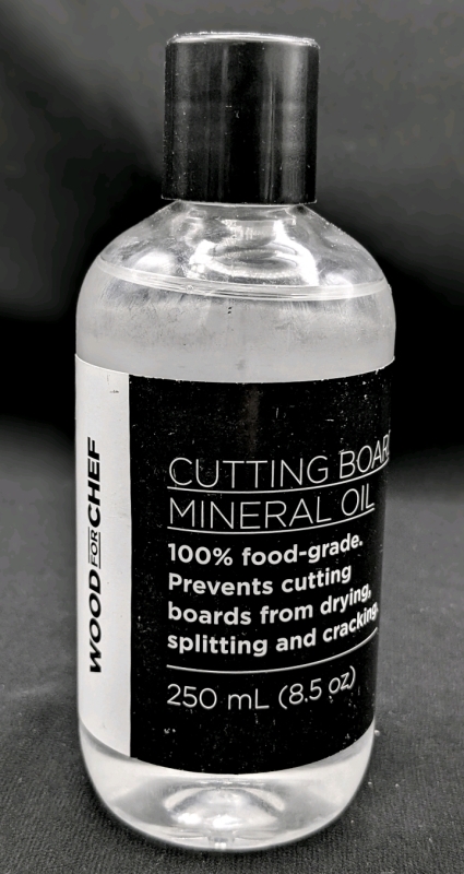 New Wood for Chef CURTING BOARD MINERAL OIL 109% Food Grade, 250ml, EXP 03/2028