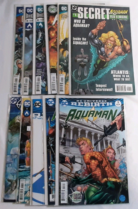 11 High Grade DC Aquaman Comic Lot (See Gallery For Comics Included)