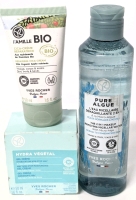 New YVES ROCHER 2-in-1 Makeup Remover with Micellar Water (200ml), 48hr Non-Stop Moisturizer Cream (50ml) & Repairing Cica-Cream (50ml), Earliest EXP 02/2028