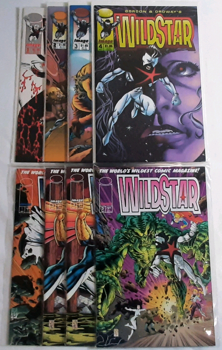 High Grade Image WildStar: Sky Zero #1-4, & Wildstar #1-3 (1993 Complete Runs)