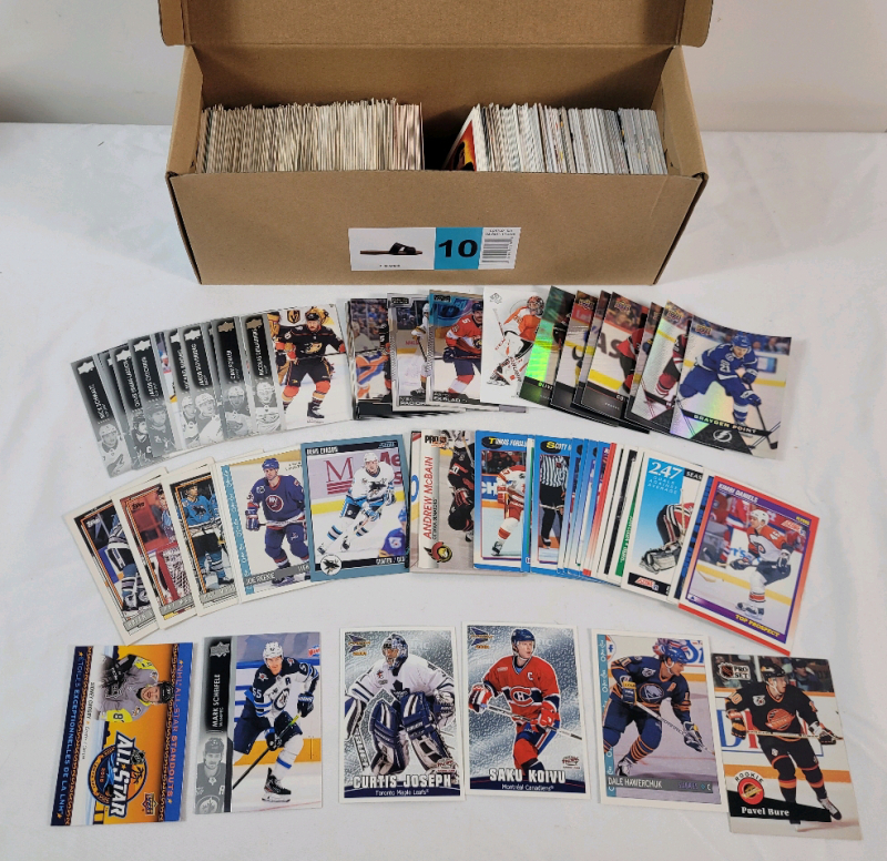 1990 - 2021 NHL Hockey Trading Card Singles , 600+ Trading Cards . OPC , UD , Prism , Pro-Set