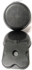 New CAROTE Nonstick Detachable Cookware in Black : Universal Detachable Handle, 8" Silicone Spatula, Egg Pan (Makes 4&times; 3.5"D Fried Eggs), 10.5"D Glass Lid (Fits Both Pans), Pan 10.75"D &times; 3.25" Deep & Pan 10.75"D &times; 2.5" Deep - 5
