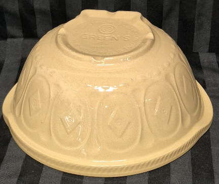 Large 11.25" T. G. GREEN'S GRIPSTAND MIXING BOWL CHURCH GRESLEY PATTERN