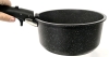 New CAROTE Nonstick Detachable Cookware in Black : Universal Detachable Handle, Frying Pan 8.4"D &times; 2.15" Deep, Pot 7.6"D &times; 3.5" Deep, Pot 8.4"D &times; 4.2" Deep + 8.4"D Glass & Silicone Lid + 2&times; Fridge Lids 7" - 7.75" Diameter - 3
