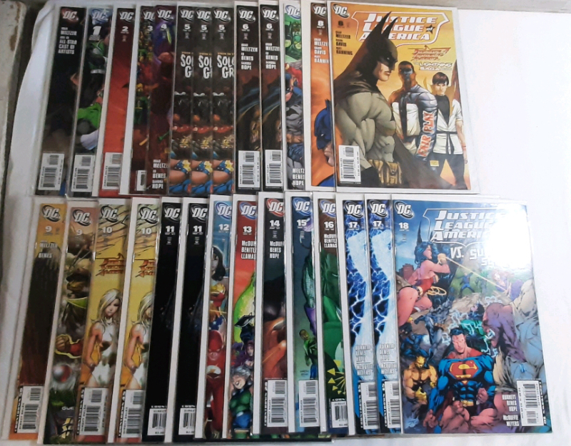 High Grade DC Justice League of America (2006) Issues #0-18, Includes #5, #6, #9, #10, #11, #17 Duplicates, & #8 Variant