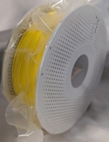 New Bambu PLA 3-D Printing Filament Basic Yellow with Spool(10400). 1 KG. RFID Compatable.