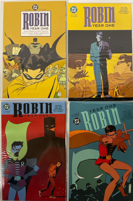 4 DC Comics | ROBIN Year One | #1-4 Complete Run | All Comics Bagged and Boarded | Very Good or Higher Condition