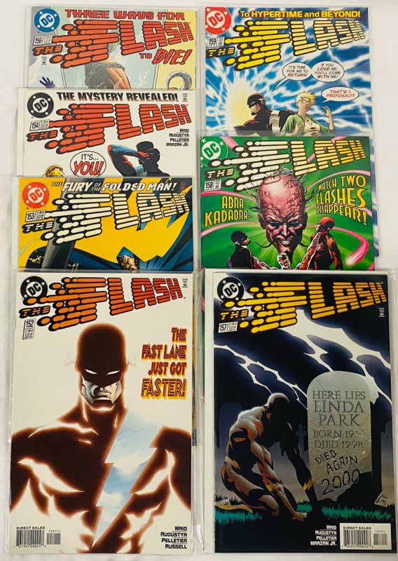 [Consecutive Runs] 7 DC The Flash Comics (1999-2000) Issues #152-154, #156-159