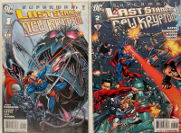2 DC Comics | Superman and the Last stand of Krypton 2010 | #31 & #36 | All Comics Bagged and Boarded | Very Good or Higher Ungraded Condition