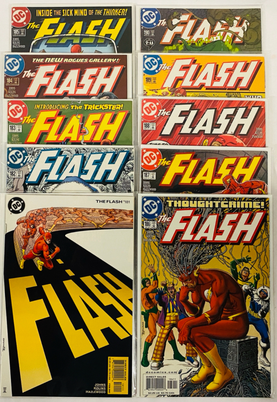 [Consecutive Run] 10 DC The Flash Comics (2002) Issues #181-190
