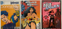 3 DC Comics | Girlfrenzy! 1998 - Donna Troy #1 | Wonder Woman Gallery | Wonder Woman - The Blue Amazon | All Comics Bagged and Boarded | Very Good or Higher Ungraded Condition