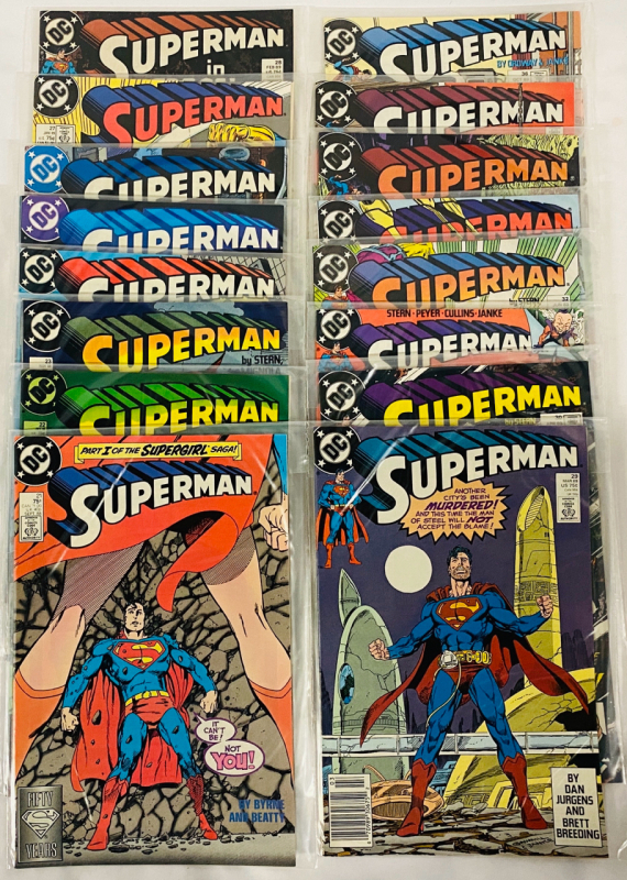 [Consecutive Run] 16 Vintage Superman Comics (1988-1988) Issues #21-36