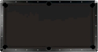 As New Hathaway Championship Saturn II Billiard Cloth Pool Table Felt Black 8 Feet - BH263BK Retails for $168 & 2 New Cue Chalk