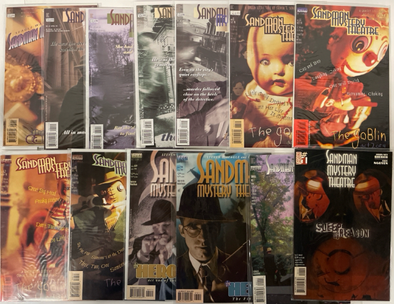 13 Vertigo Comics | Sandman Mystery Theatre | 1998-99 #60-70 | 1994 Annual | 2007 #1 | All Comics Bagged | Very Good or Higher Ungraded Condition