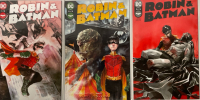 3 DC Comics | Robin & Batman | #1-3 Complete Run | All Comics Bagged and Boarded | Very Good or Higher Ungraded Condition