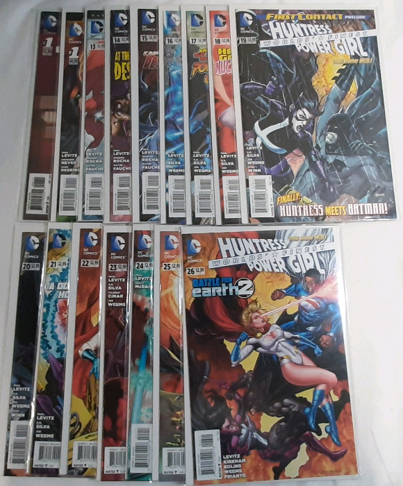 High Grade DC Huntress/Power Girl: World's Finest (2013-14), Includes #1 Oneshot, #1 Annual, & #13-26