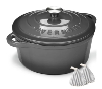 New Overmont Cast Iron Dutch Oven. 24cm Size. Retails for $90