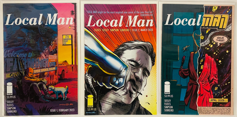 [Consecutive Run] 3 Image Local Man Comics (2023) Issues #1-3