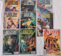 DC Comics 1998 Legends of the DC Universe No.1 - No.8 , Consecutive Run & 1999 Legends of the DC Universe No.1 One-Shot . Very Fine Ungraded Condition
