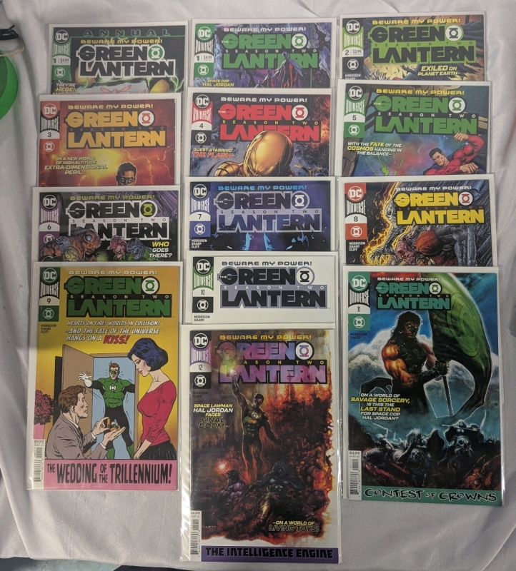 13 DC Green Lantern Comics. #1 Annual & Issues 1-12 of Season 2