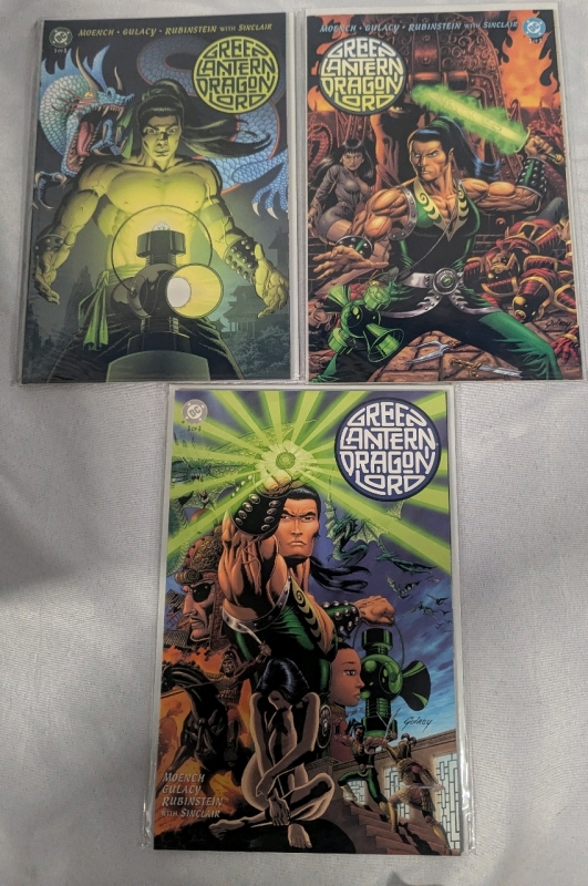 3 DC Green Lantern Dragon Lord Comics. Complete Run