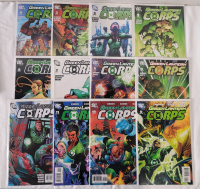 DC Comics 2006 Green Lantern Corps No.1 - No.12 , Consecutive Run . Very Fine Ungraded Condition
