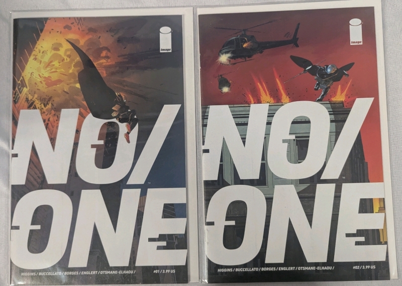 2 Image Comics No/One Comics. Issues 1 & 2.